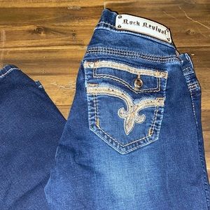 In good condition rock and revival bootcut jeans